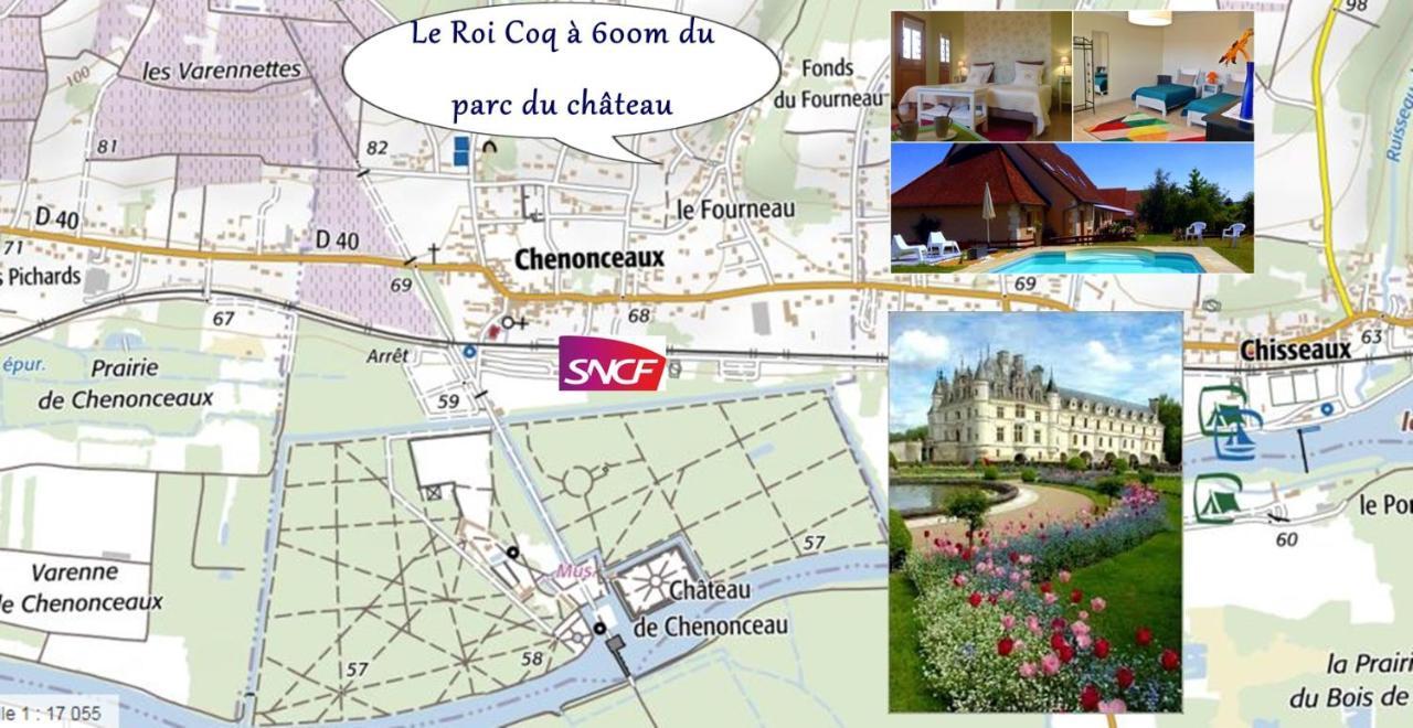 Le Roi Coq Bed & Breakfast Chenonceaux Exterior photo
